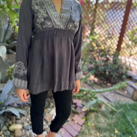 Johnny Was Cupra Rayon Embroidery Tunic - Picture 9 of 11